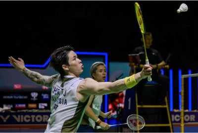 Tang Jie-Ee Wei muncul juara Masters Indonesia. Foto Agensi