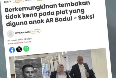 Laporan Sinar Harian pada Selasa berhubung insiden ertembak anak AR Badul semasa melakukan demonstrasi di Kem Lok Kawi, enam tahun lalu, 
