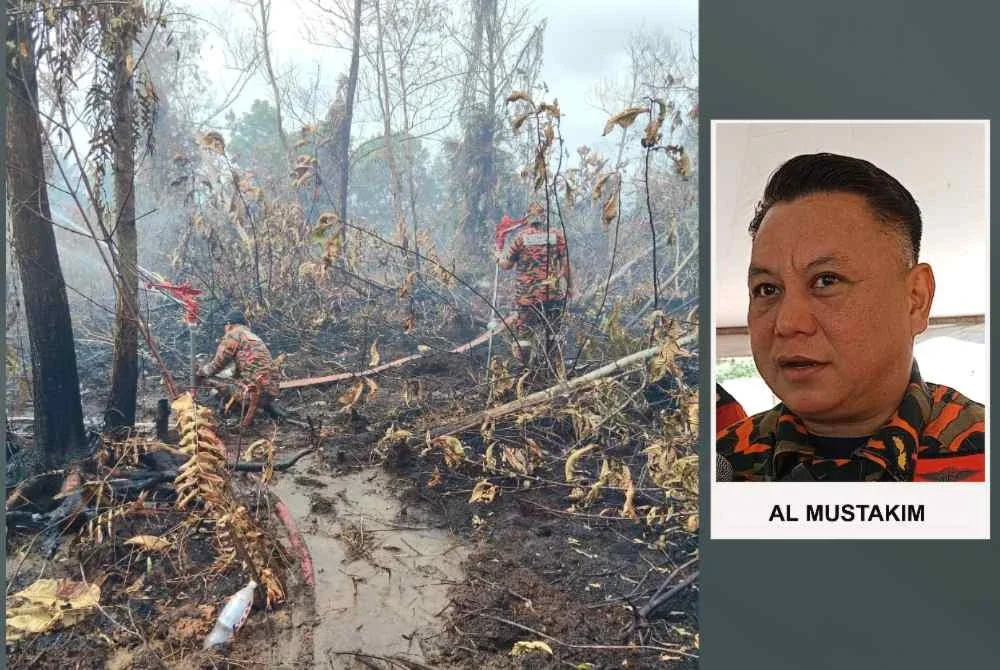 Operasi pemadaman kebakaran tanah gambut di Taman Bayu Damai, Pengerang, Kota Tinggi memasuki hari ke-6 pada Rabu.