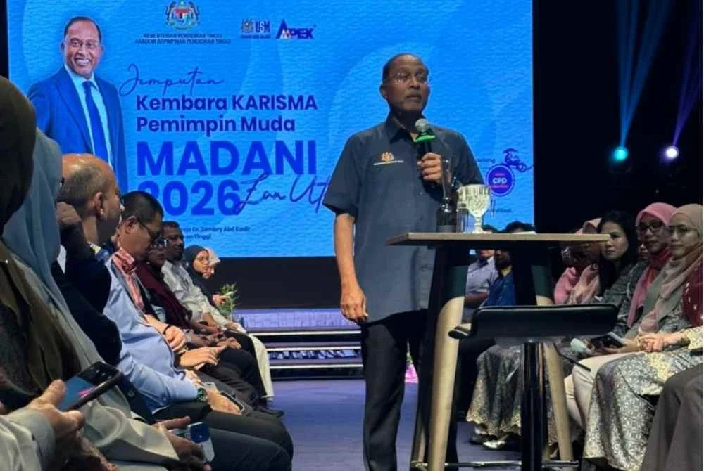 Zambry ketika menghadiri Program KARISMA Pemimpin Muda Madani Zon Utara 2026 di Universiti Sains Malaysia pada Rabu.