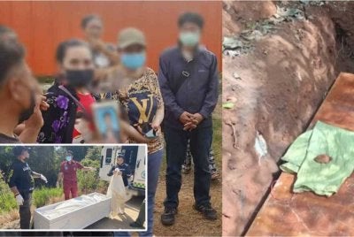 Kesilapan mengebumikan mayat itu hanya disedari selepas kira-kira dua minggu. Foto Agensi