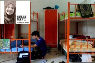 Fenomena homesick sering dialami pelajar asrama, terutamanya yang pertama kali berjauhan dari keluarga. Gambar hiasan