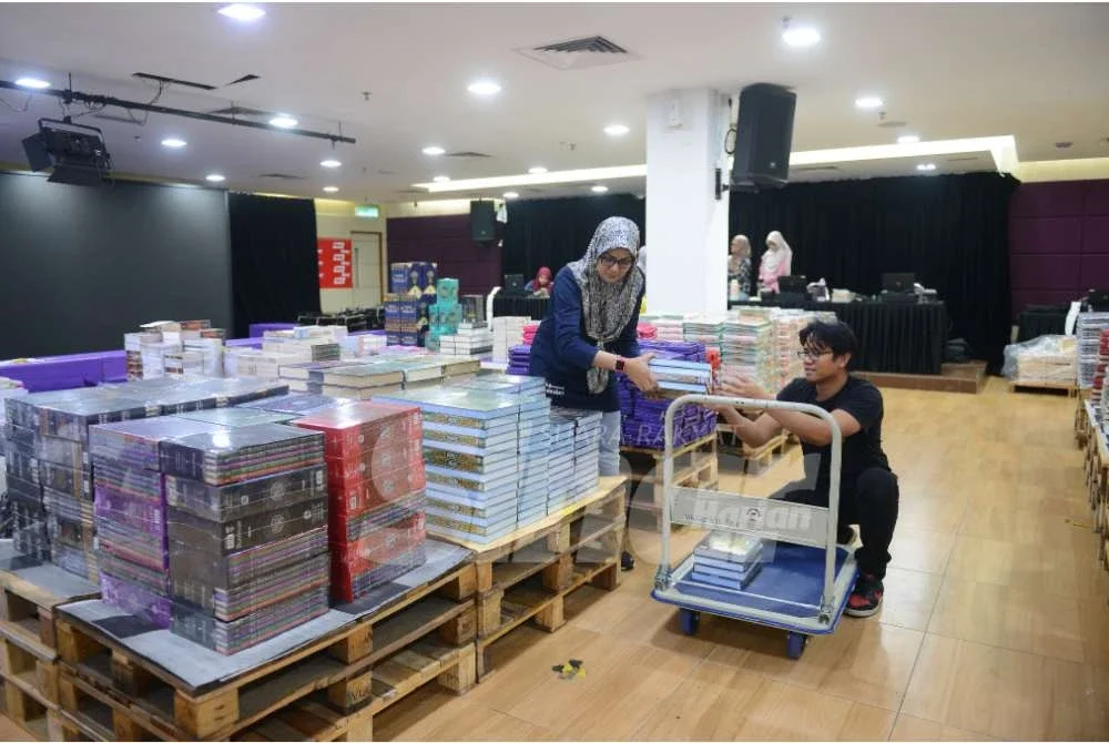 Persiapan bagi Karangkraf Ramadan Bookfest hampir 100 peratus.