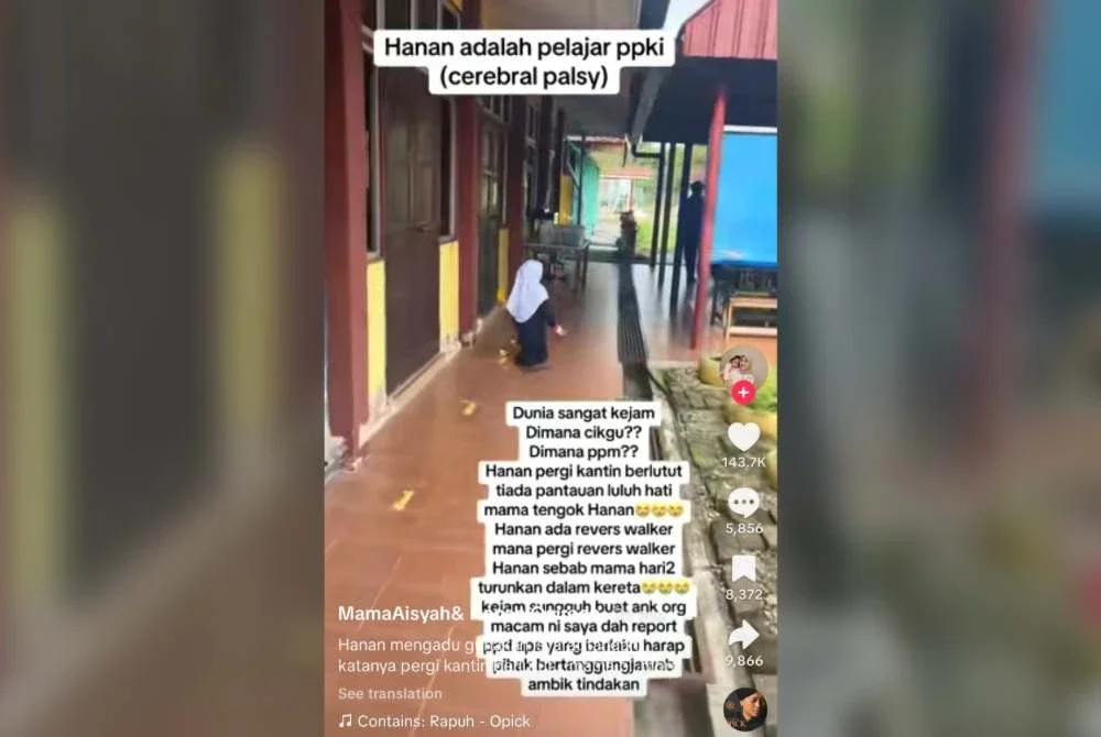 Video tular yang dikongsikan di media sosial.