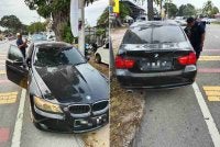 Tindakan seorang warga Bangladesh memandu kereta mewah tanpa cukai jalan sah membawa padah selepas kenderaannya disita JPJ menerusi Ops Luxury.