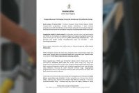 Kenyataan PDAM yang diedarkan pada Khamis.