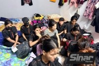 Pekerja ditahan menerusi Op Pintas Khas pada Rabu.