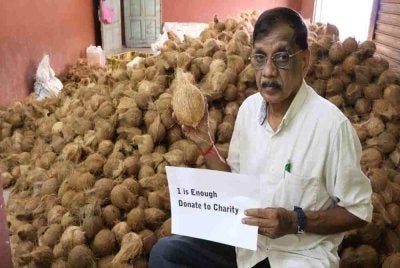 Subbarow dan Malaysia Hindu Sangam Pulau Pinang menggesa penganut Hindu agar mengurangkan amalan memecahkan kelapa dalam kuantiti yang bagi semasa Thaipusam tahun ini.