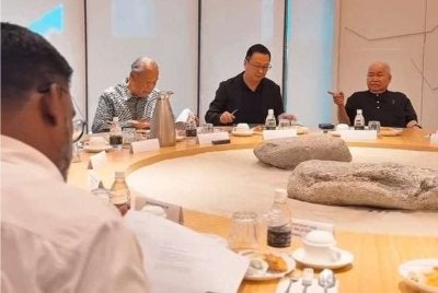 Tangkap layar video dikongsi Muhyiddin di laman Facebooknya pada Khamis.