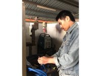 Irfaan Nabil menyertai TVET selepas tamat pengajian di sebuah sekolah tahfiz. 