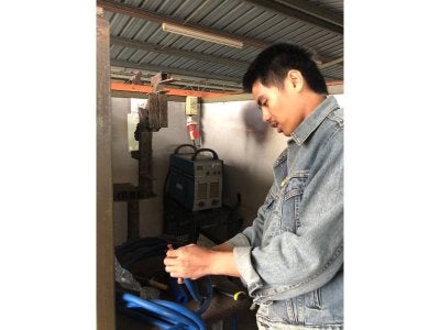 Irfaan Nabil menyertai TVET selepas tamat pengajian di sebuah sekolah tahfiz. 