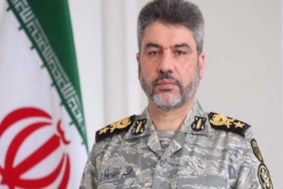 Jurucakap Tentera Iran, Brigedier Jeneral Mohammad Akraminia.