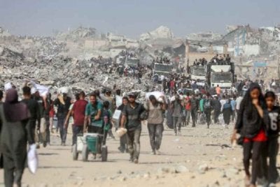 Rakyat Palestin masih ramai menderita ketika ini. Foto Agensi