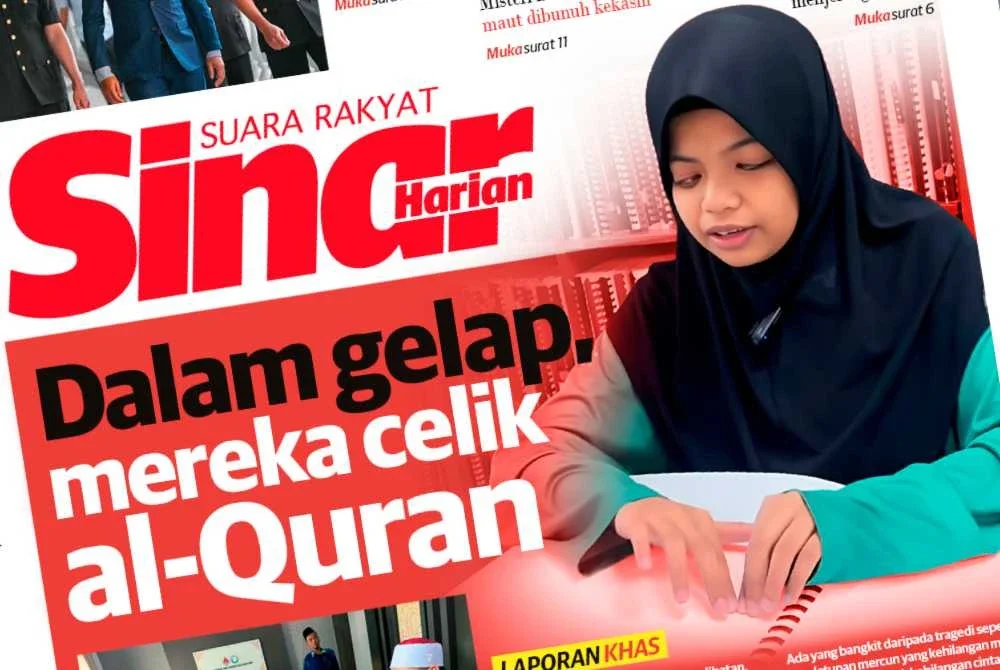 Laporan Sinar Harian pada Sabtu.