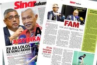 Laporan Sukan Sinar pada Jumaat.