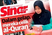 Laporan Sinar Harian pada Sabtu. 