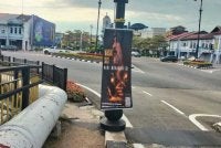 Antara poster yang didakwa mempromosikan semula ajaran sesat Ahmadi Religion dikesan di Muar baru-baru ini. - Foto tular