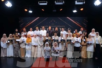 Majlis Penghargaan Dropship & Affiliate Karangkraf yang berlangsung di Studio My #QuranTime, Kompleks Karangkraf pada Sabtu. - Foto: SINAR HARIAN / MOHD HALIM ABDUL WAHID