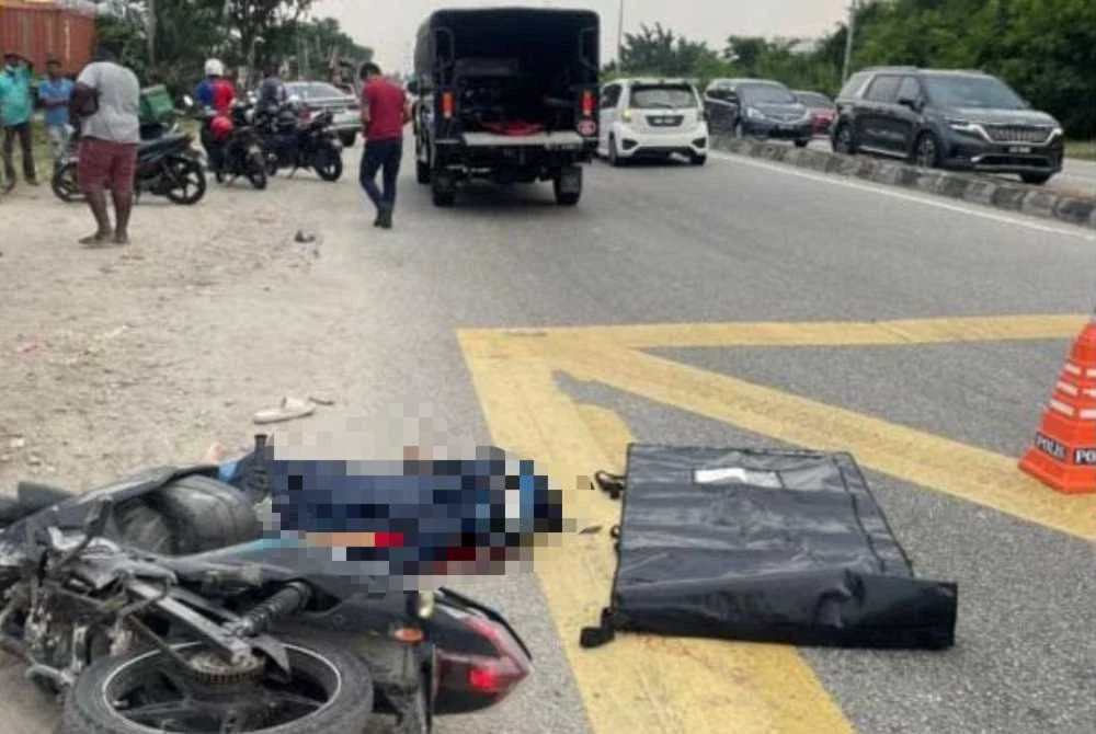 Mangsa disahkan maut di lokasi kejadian pada Sabtu.