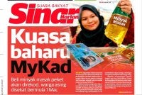 
Laporan Sinar Harian pada Jumaat. 