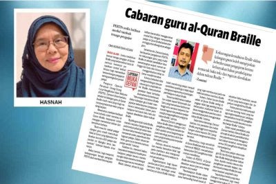 Negara berdepan kekurangan guru mahir Braille sehingga menyebabkan guru bukan opsyen terpaksa ditempatkan untuk mengajar murid berkeperluan khas masalah penglihatan.