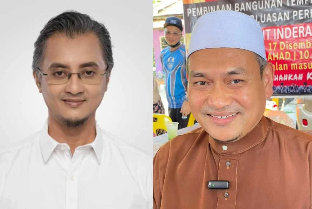 Muhammad Fawwaz (kanan) dan Dr Mohamad Abdul Hamid