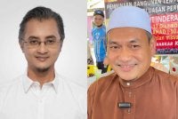 Muhammad Fawwaz (kanan) dan Dr Mohamad Abdul Hamid 