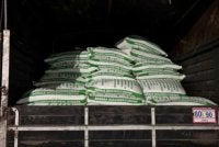 Beras dalam guni dijumpai dalam penyimpanan barangan lori. Foto PPM Wilayah Tiga