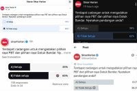 Hasil tinjauan undian (poll) yang dijalankan oleh Sinar Harian di pelbagai platform media sosial sejak 2 Februari lalu.