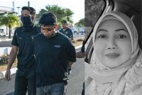 Polis mereman seorang lelaki berusia 28 tahun yang merupakan suspek utama kes pembunuhan ibunya di sebuah rumah di Jalan Tanjung Bendahara. 