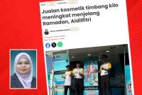 Dr Rasimah (gambar kecil) menjelaskan kebanyakan kosmetik timbang kilo mengandungi gabungan steroid, hydroquinone dan retinoid yang memberi kesan dramatik dalam tempoh singkat.