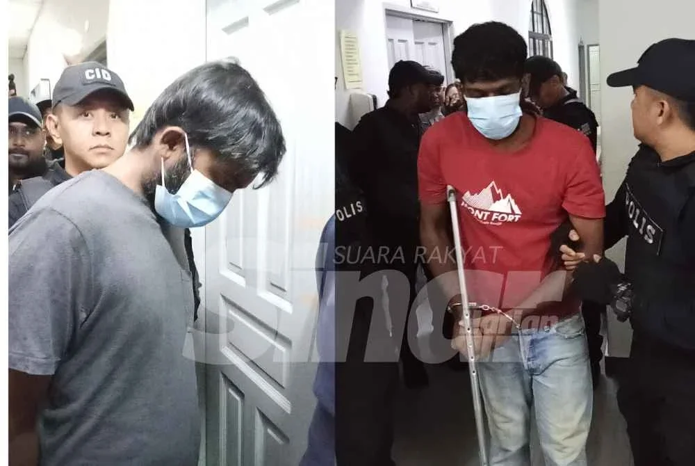 Mereka didakwa mengikut Seksyen 302 Kanun Keseksaan dibaca bersama Seksyen 34 Kanun Keseksaan. 