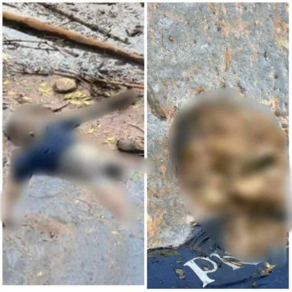 Keadaan mayat mangsa yang ditemui dalam keadaan mereput di Sungai Jambatan Kampung Lubuk, Changkat Keruing dekat Pantai Remis pada 29 Januari lalu.