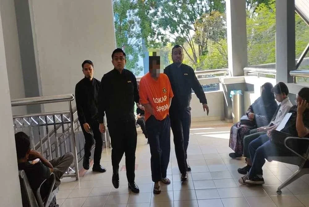 Tempoh reman terhadap suspek bermula dari 4 Februari hingga 9 Februari ini. FOTO: SPRM 