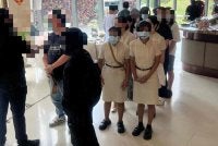 JIM menggempur sebuah klinik yang menggunakan khidmat warga asing di Bukit Bintang, Kuala Lumpur pada Selasa. Foto: JIM