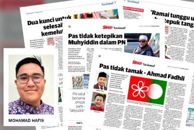 Mohamad Hafis berkata, PN bakal berdepan risiko kalah besar dalam PRU16 sekiranya kemelut dalaman itu berlarutan tanpa penyelesaian konkrit.