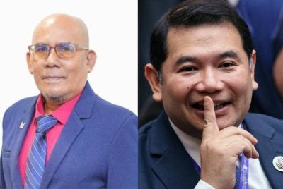 Wan Fauzuldin (kiri) dan Rafizi Ramli.
