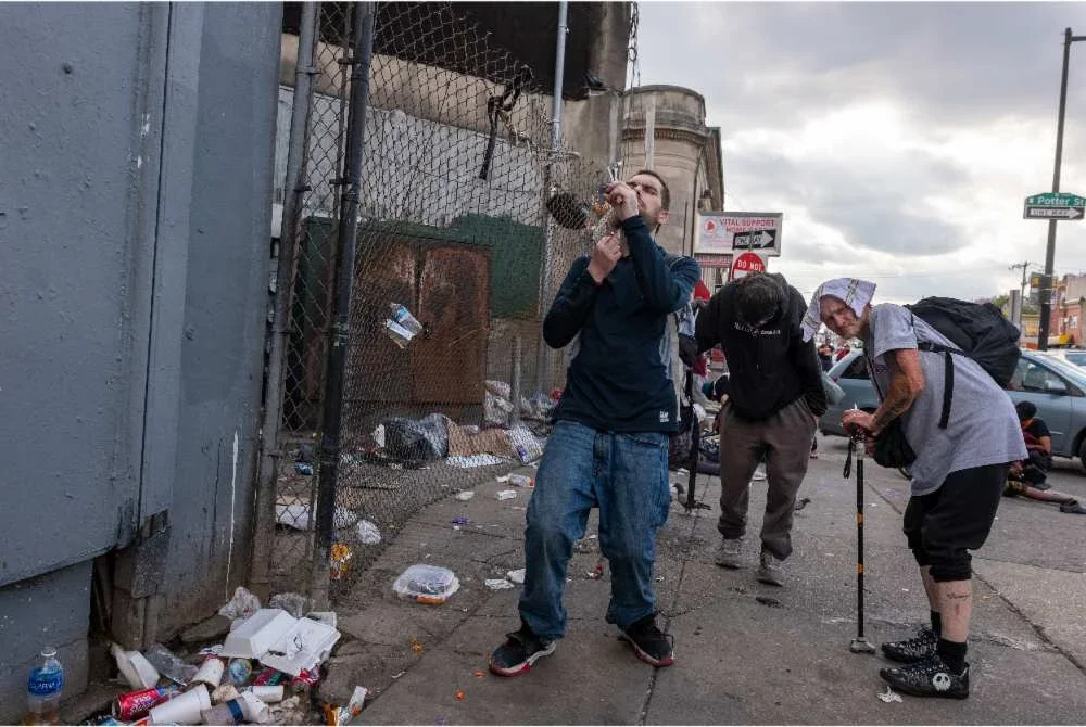 Kawasan terkenal dengan pasaran dadah terbuka di Philadelphia telah mula dibersihkan oleh pihak berkuasa.