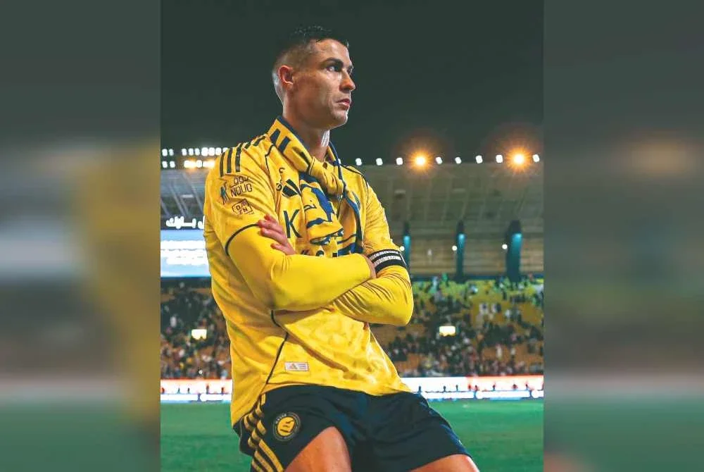 Ronaldo dilapor tidak berpuas hati dengan pengurusan di belakang tabir Al-Nassr. Foto Agensi