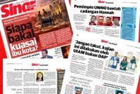 Laporan Sinar Harian mengenai pilihan raya Datuk Bandar KL.