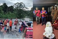 Seorang pelajar Tingkatan Dua ditemukan lemas selepas mandi bersama dua lagi rakannya di Sungai Kampung Rabbana, Kuala Long, pada Khamis.Foto:JBPM