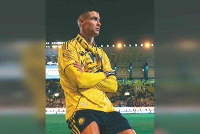 Ronaldo dilapor tidak berpuas hati dengan pengurusan di belakang tabir Al-Nassr. Foto Agensi