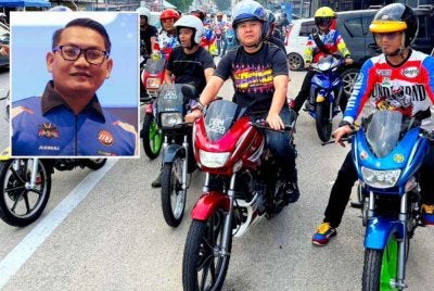 Pihak penganjur himpunan permotoran RXZ Forever Legend yang bermula pada Jumaat dan Sabtu di Pusat Transformasi Luar Badnar (RTC) Tunjung di Kota Bharu. Gambar kecil:Muhamad Huzaifah.