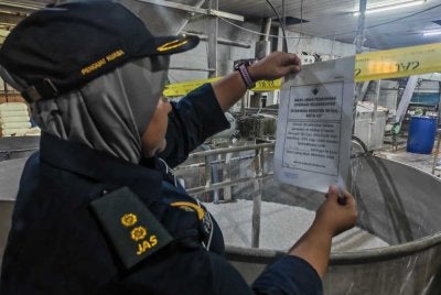 Premis terbabit diarahkan menjalankan kerja-kerja penambahbaikan bagi menangani masalah tersebut. - Foto JAS