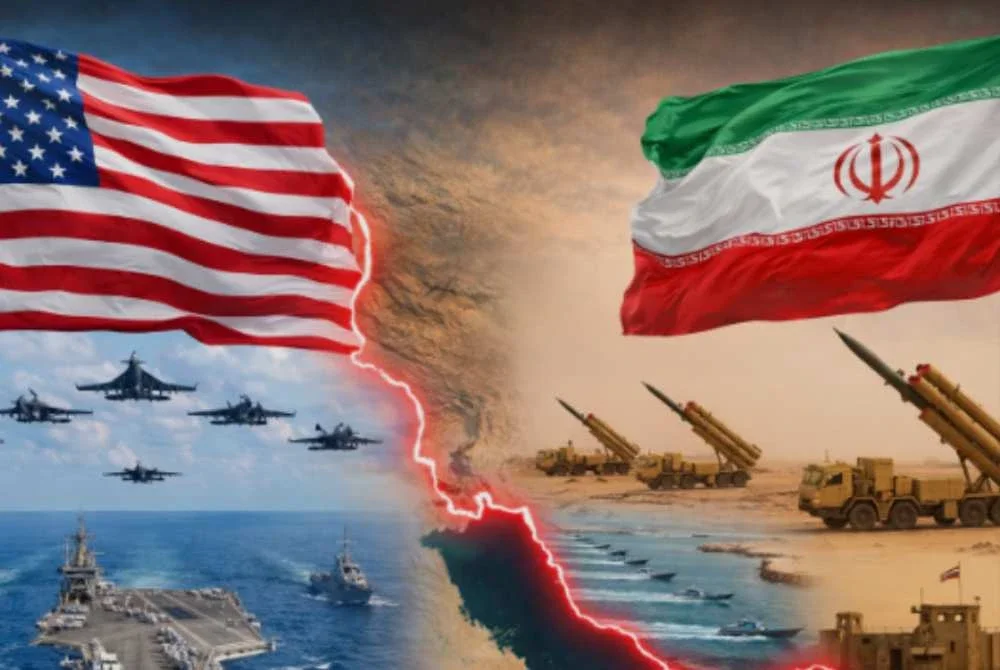 Ketegangan antara Iran dan Amerika Syarikat kekal menjadi antara faktor utama ketidakstabilan geopolitik di Asia Barat. Foto hiasan dijana AI. Agensi