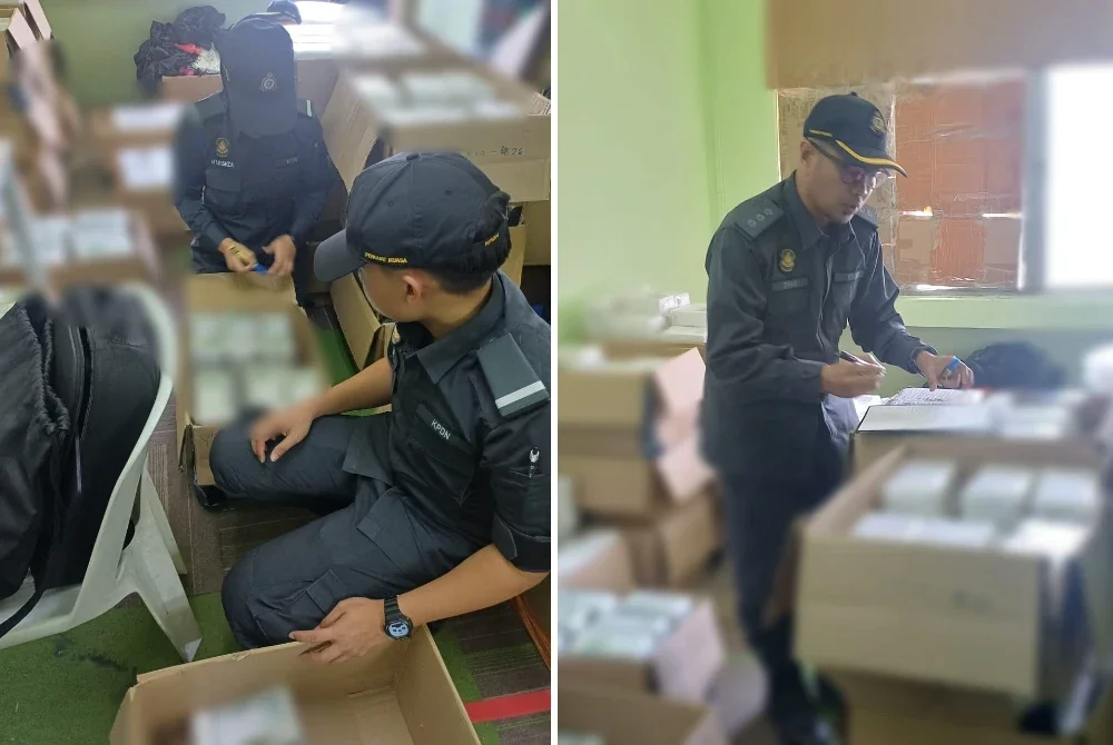 Pemeriksaan mendapati semua telefon bimbit terbabit disyaki menggunakan cap dagangan berdaftar yang dipakaikan dengan salah.