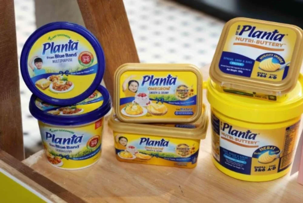 Produk Planta dipamerkan, menampilkan produk terbaharu yang menyertai keluarga Planta iaitu Nutri-Buttery.