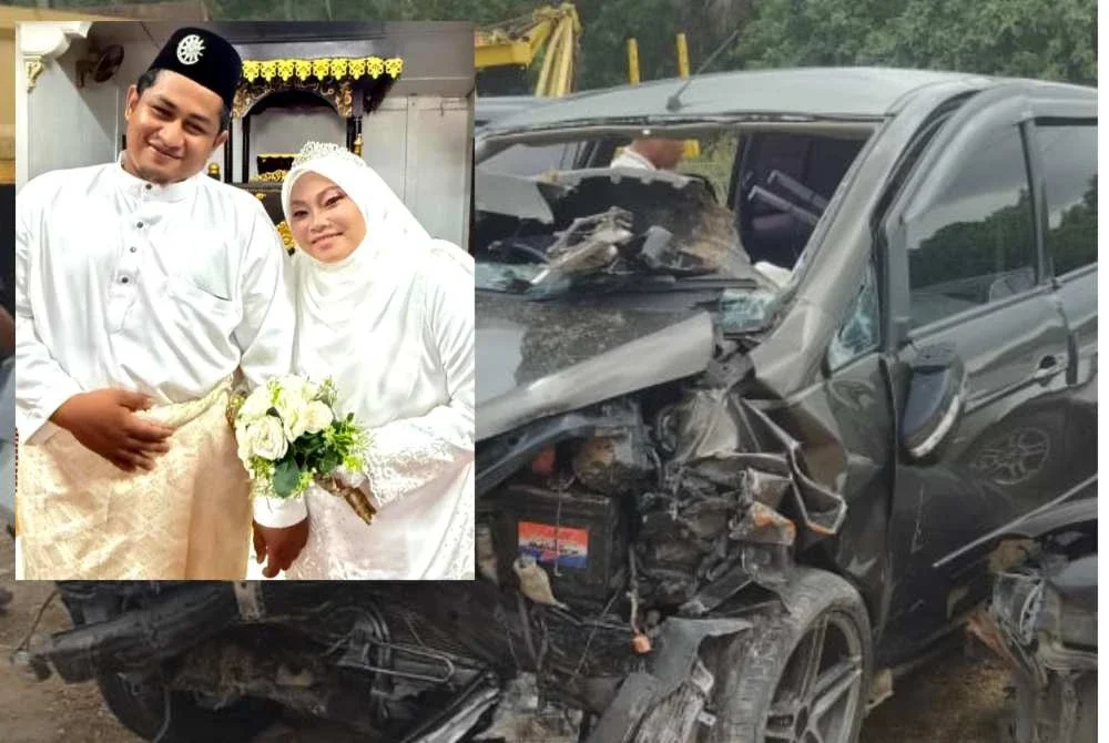 Irfan Syabil dan Nur Ain Izayu hanya sempat bergelar suami isteri dua hari apabila isterinya maut dalam kemalangan jalan raya pada 2 Februari lalu di Gual Ipoh, Tanah Merah. Foto Irfan Syabil