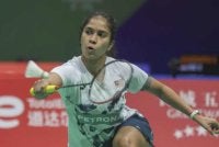 Letshanaa turun sebagai pemain pertama di Gimnasium Qingdao Conson, namun gagal menandingi An Se Young apabila tewas 11-21, 11-21. Gambar fail Bernama