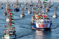 Global Sumud Flotilla mengumumkan hasrat menghantar misi kemanusiaan terbesarnya ke Gaza melalui laut dan darat pada 29 Mac ini - Foto: Agensi